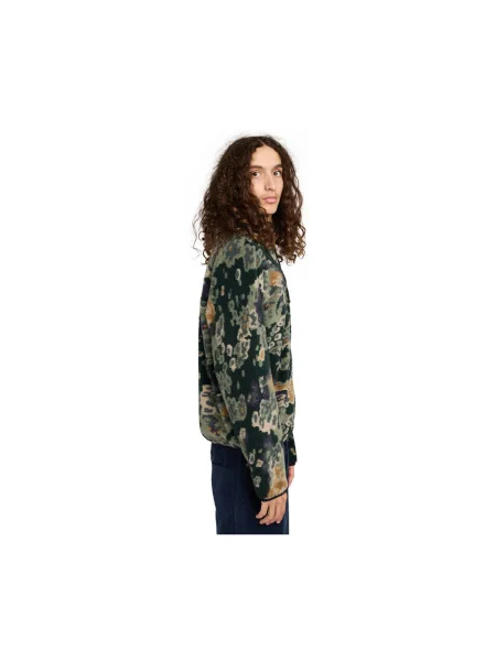 Sacou Element din fleece clasic verde