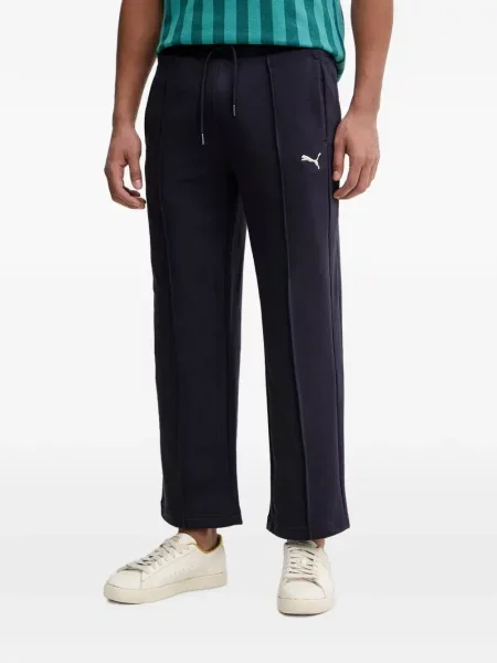 Pantaloni Puma alergare albastru
