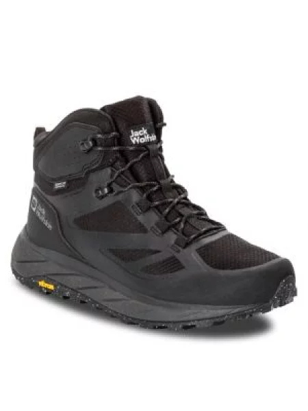 Παπούτσια πεζοπορίας Jack Wolfskin μαύρο