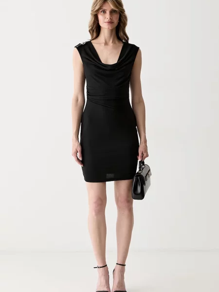 Guess rochie cu modal KAROLE negru