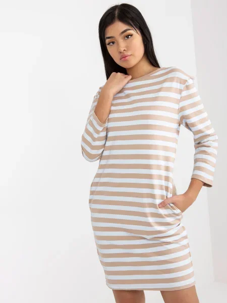 Rochie mini Rue Paris de costum alb