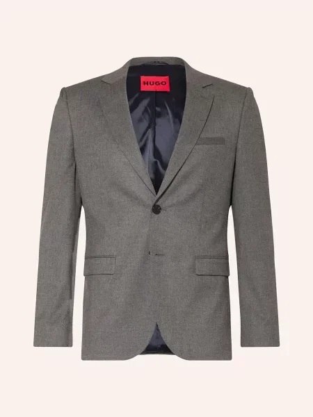 Hugo Oblekové Sako Arti Extra Slim Fit šedá