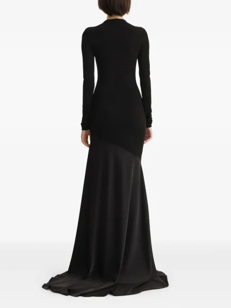 Rochie maxi 2310 Studio lungă de costum negru