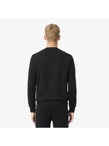 Lacoste Bluza Z Polaru W Kolorowe Bloki czarny