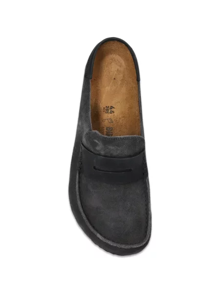 Papuci tip mules Birkenstock gri