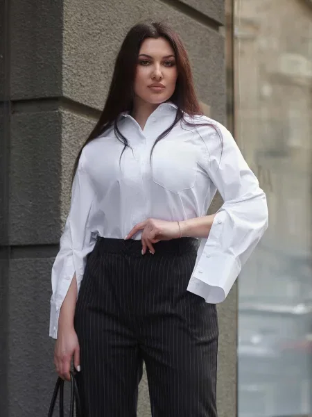 Блуза Jadone Fashion Sorochka_Gabi_bilaN білий