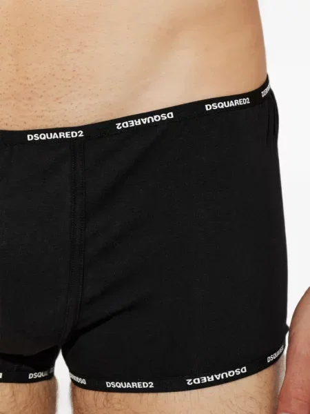Boxeri Dsquared2 cu autograf negru