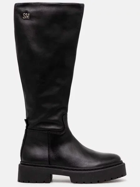 Утепленные сапоги Steve Madden черные