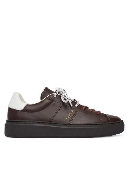 Sneakersy Furla brązowe