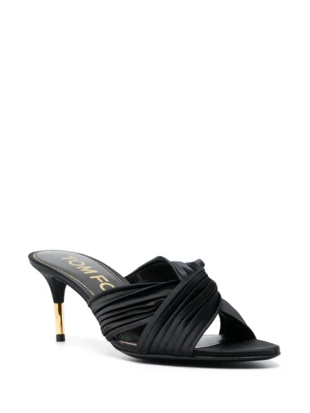 Sandale Tom Ford plisate negru