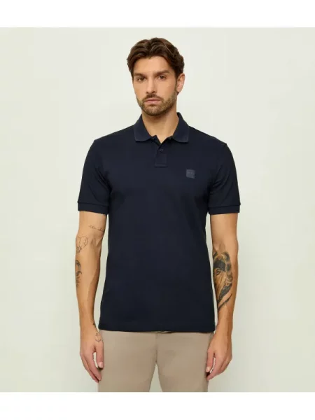 Boss Pólóing Passenger Sötétkék Slim Fit kék