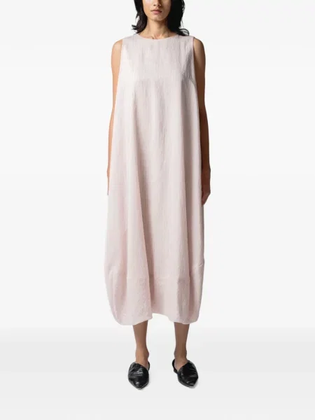 Rochie midi Muller Of Yoshiokubo cu dungi roz
