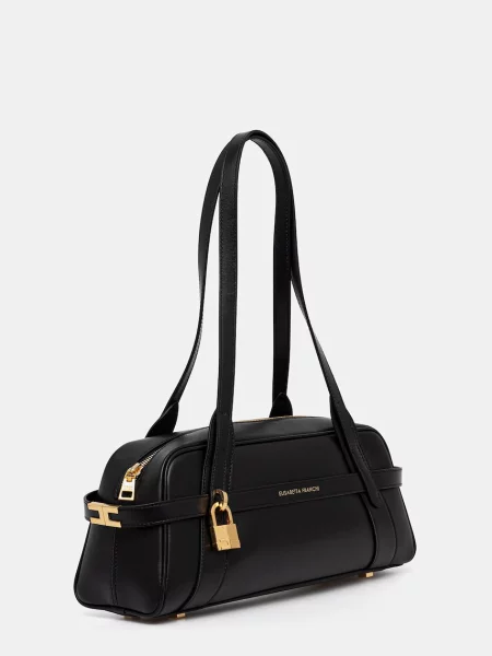 Кожаная сумка-багет Elisabetta Franchi