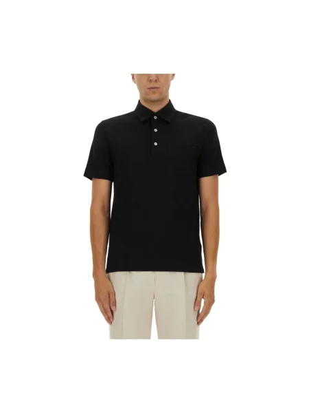 Koszulka polo Zegna czarna