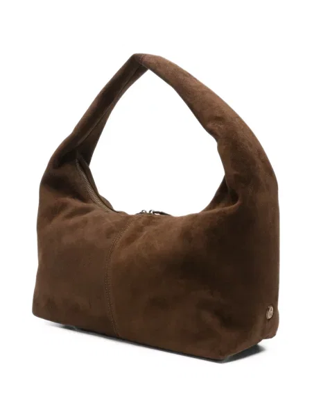 Geantă shopper Ash din piele de căprioară maro