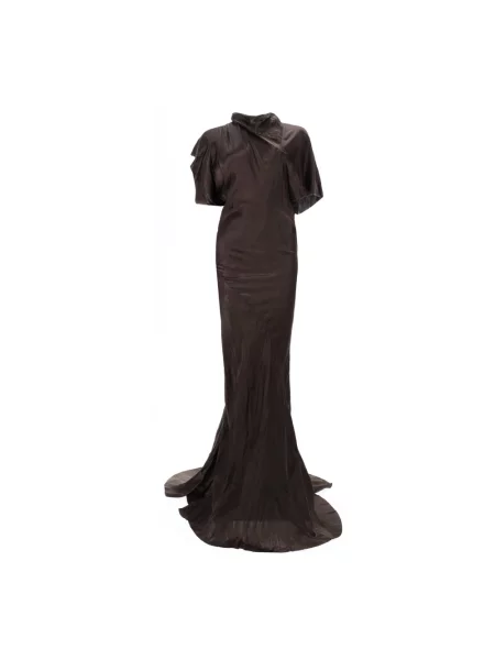 Sukienka Rick Owens brązowa