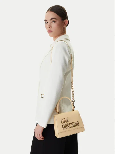 Geantă Love Moschino alb