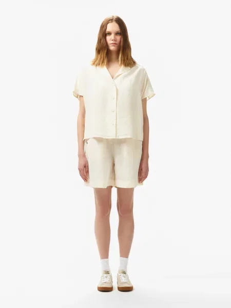 Шорти Lacoste ліоцелл бежевий