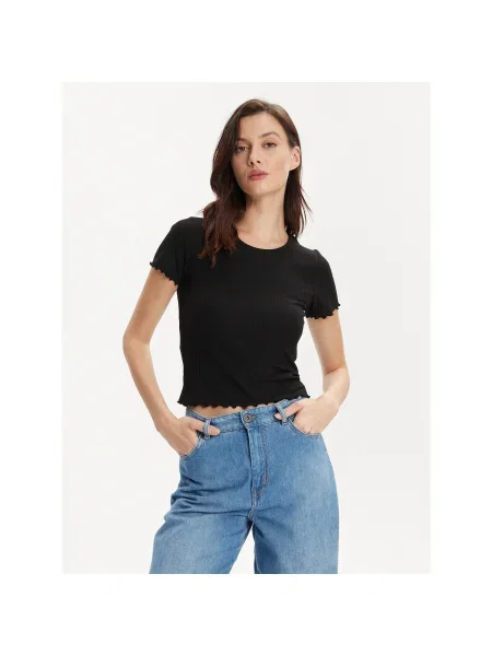 ONLY Póló Emma Regular Fit fekete