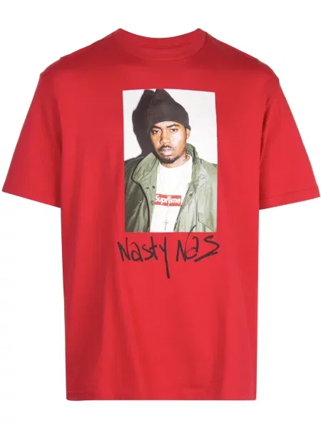 Tricou Supreme cu imagine roșu