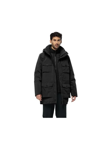 Geacă Jack Wolfskin negru