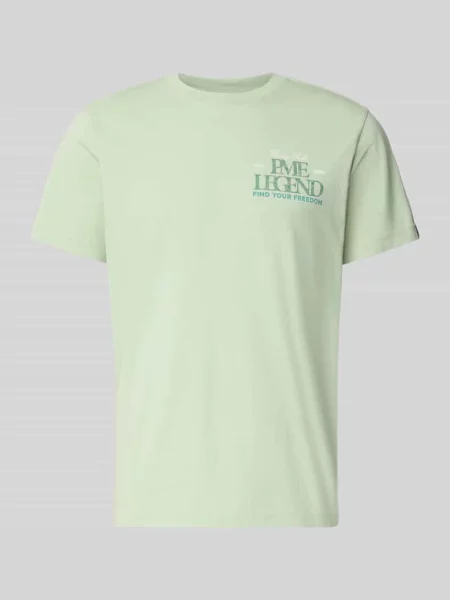 T-shirt z nadrukiem z logo i okrągłym dekoltem Pme Legend