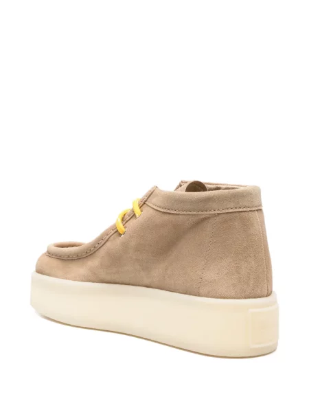 Ghete desert Miu Miu din piele de căprioară