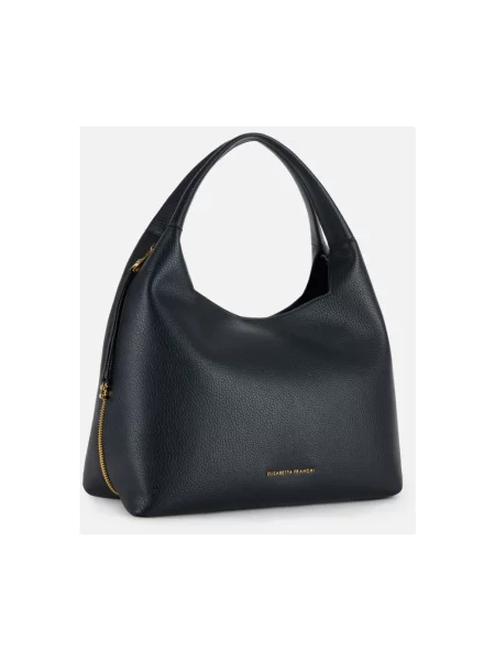 Torebka hobo Elisabetta Franchi czarna