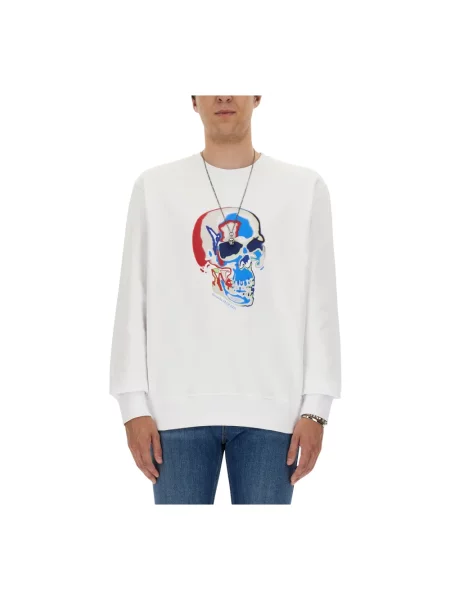 Bluza Alexander Mcqueen biała