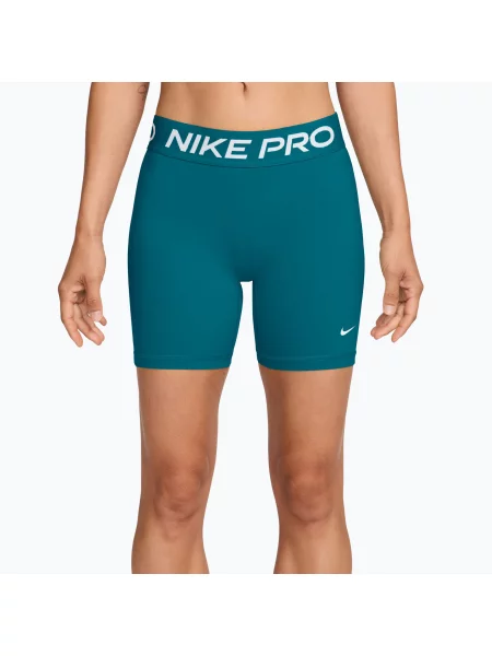 Pantaloni scurți pentru femei Nike Pro bright spruce/white alb