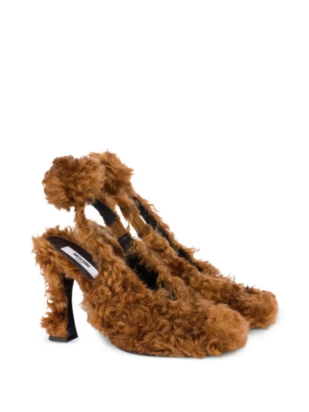 Pantofi cu toc Moschino maro