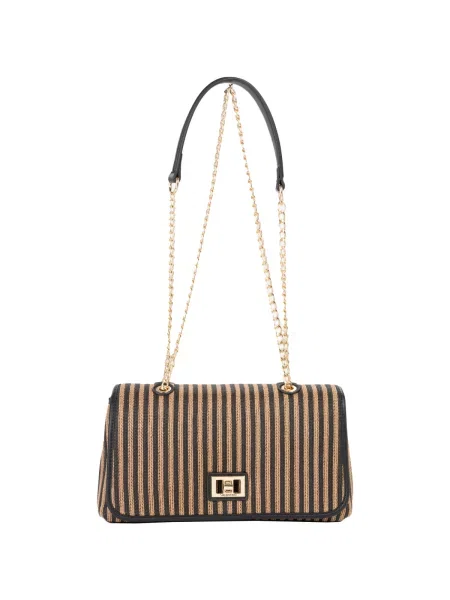 Valentino Bags crossbody kabelka dámska pletená SELENE béžová