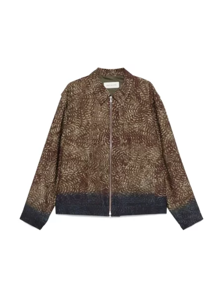 Kurtka Dries Van Noten brązowa