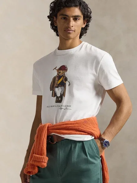 Polo Ralph Lauren tricou din alb