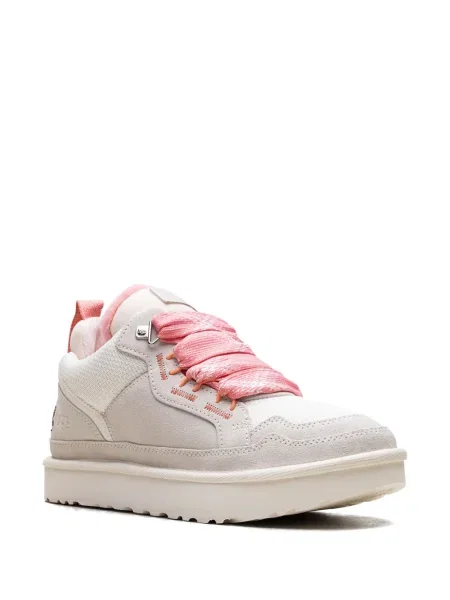 Sneakerși Ugg cu imprimeu tropical alb