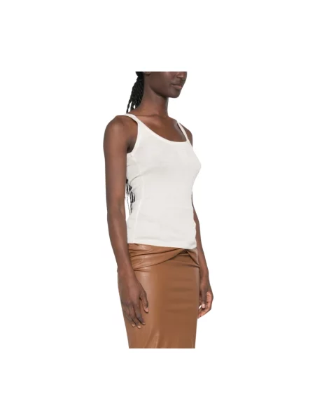 Top Elisabetta Franchi wełniany biały