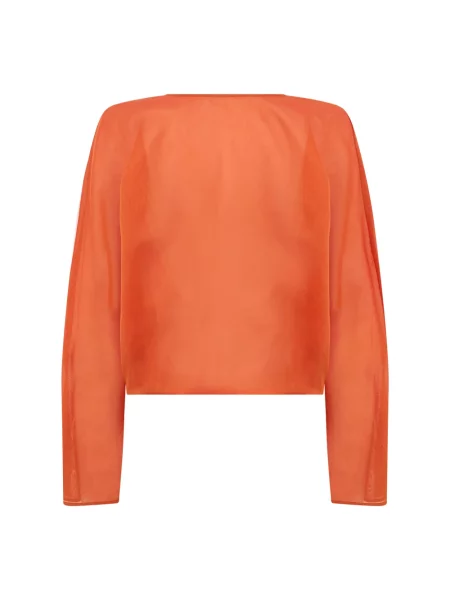 Bluzka Alberta Ferretti pomarańczowa