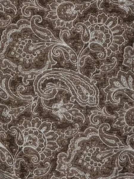 Fular Kiton cu imagine cu model paisley maro