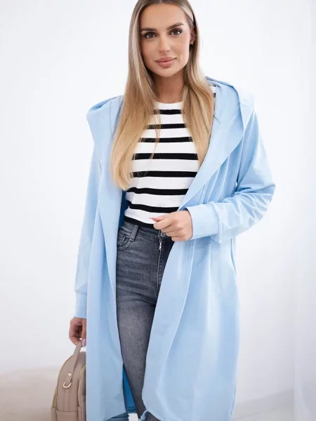 Cardigan Kesi cu imagine albastru