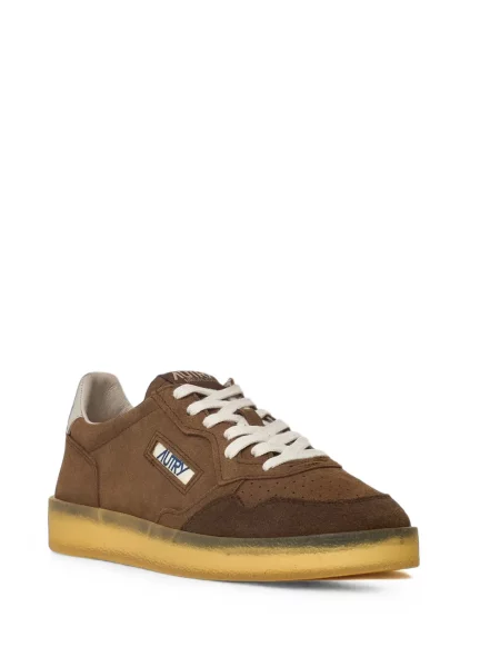 Sneakerși Autry din piele de căprioară maro