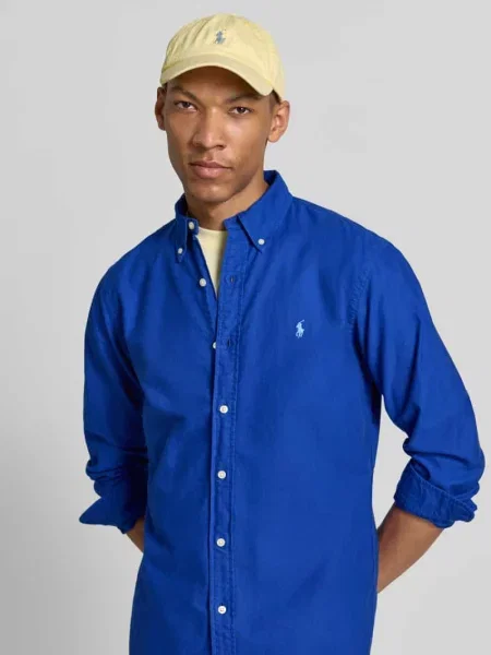 Koszula casualowa o kroju regular fit z czystej bawełny Polo Ralph Lauren granatowa