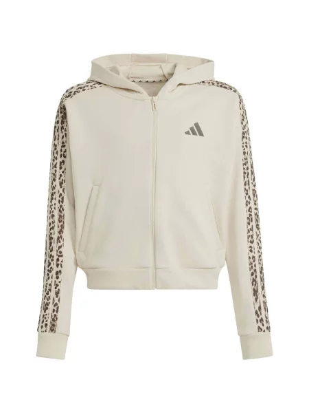ADIDAS SPORTSWEAR Sportovní mikina / šedobéžová / černá béžová