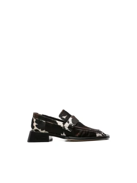 Loafersy Miista zamszowe czarne