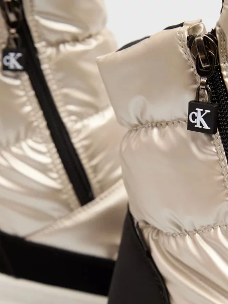 Детские дутики Calvin Klein бежевые