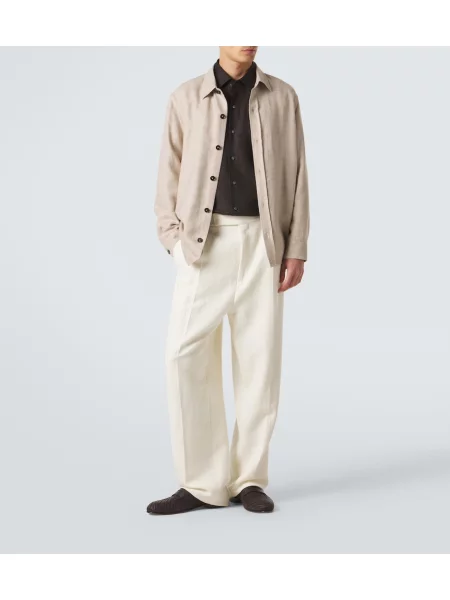 Cămașă Zegna de in maro
