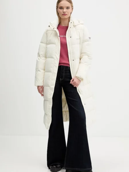 Bombažen pulover Guess Jeans roza