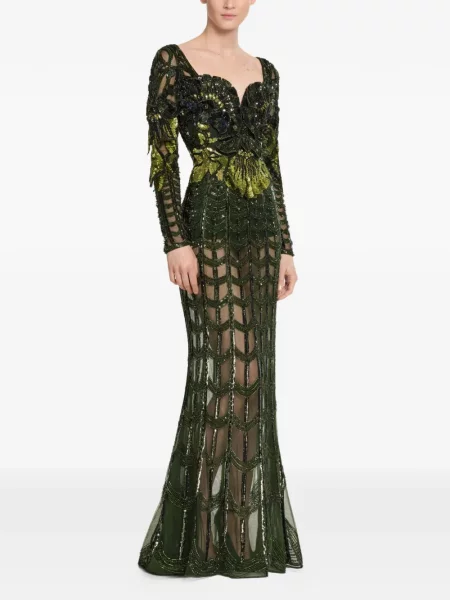 Rochie maxi Elie Saab verde