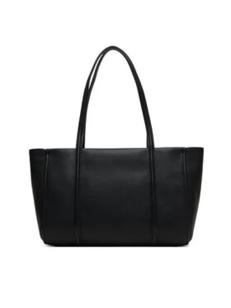 Calvin Klein Kabelka Emblem Hw Pebble Tote čierna