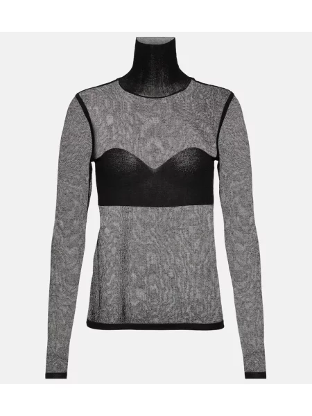 Heláncă Nina Ricci tricotate negru