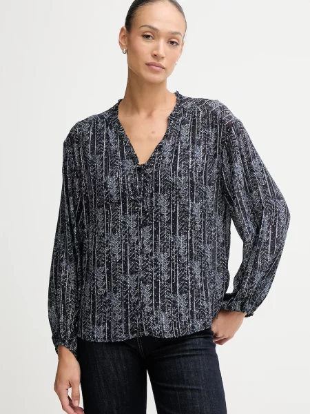 Pepe Jeans cămașă bleumarin relaxed